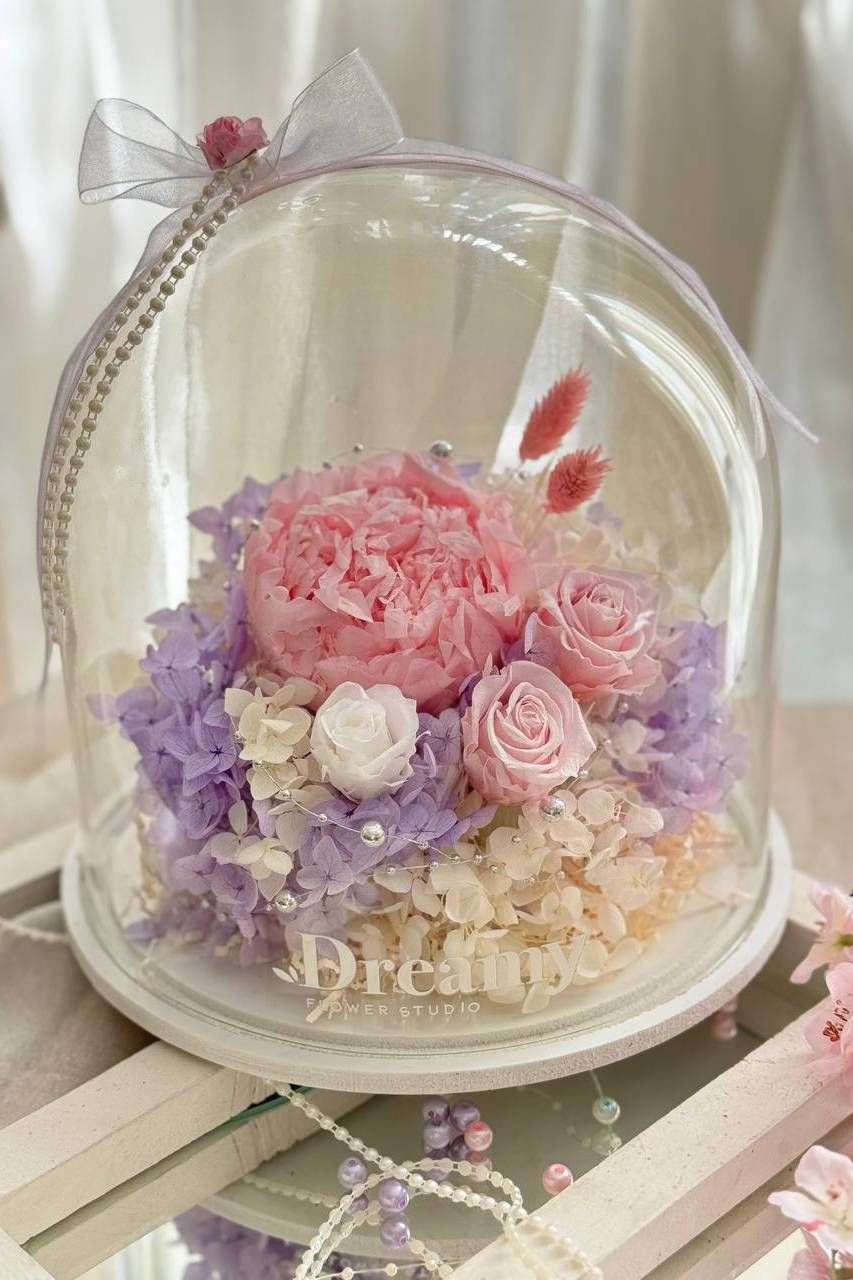 گوی شیشه ای پیونی 